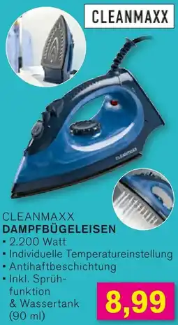 KODi Cleanmaxx dampfbügeleisen Angebot