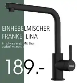Zurbrüggen Einhebelmischer franke lina Angebot