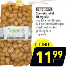 CITTI Markt Speisekartoffeln Übergröße Angebot