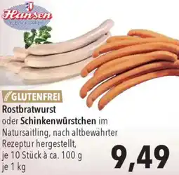 CITTI Markt Rostbratwurst oder Schinkenwürstchen Angebot