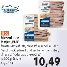 CITTI Markt Friesenkrone Matjes ,,PUR" Angebot