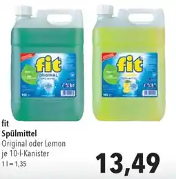 CITTI Markt fit Spülmittel Angebot