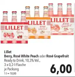 CITTI Markt Lillet Berry, Rosé White Peach oder Rosé Grapefruit Angebot
