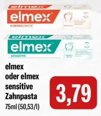 Feneberg elmex oder elmex sensitive Zahnpasta Angebot