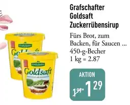 Galeria Markthalle Grafschafter Goldsaft Zuckerrübensirup Angebot