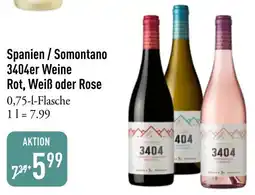 Galeria Markthalle Spanien/Somontano 3404er Weine Rot, Weiß oder Rose Angebot