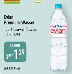 Galeria Markthalle Evian Premium-Wasser Angebot