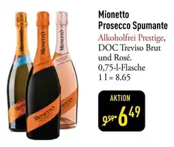 Galeria Markthalle Mionetto Prosecco Spumante Angebot