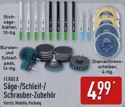 Aldi Nord FERREX Säge / Schleif / Schrauber-Zubehör Angebot