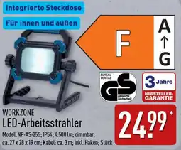 Aldi Nord Workzone led-arbeitsstrahler Angebot