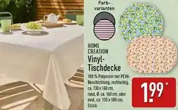 Aldi Nord HOME CREATION Vinyl Tischdecke Angebot