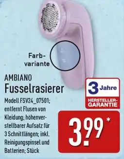 Aldi Nord AMBIANO Fusselrasierer Angebot