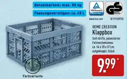 Aldi Nord HOME CREATION Klappbox Angebot
