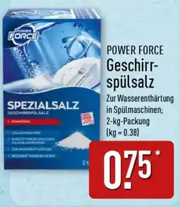 Aldi Nord POWER FORCE Geschirrspülsalz Angebot