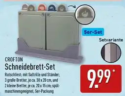 Aldi Nord CROFTON Schneidebrett-Set Angebot