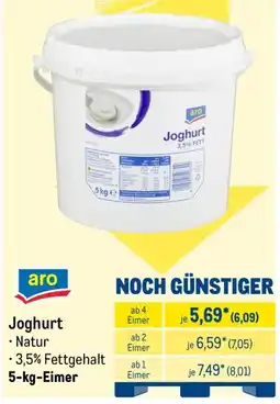 METRO aro Joghurt Angebot