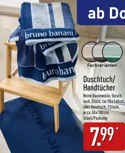 Aldi Nord bruno banani Duschtuch / Handtücher Angebot