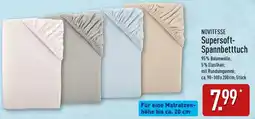 Aldi Nord NOVITESSE Supersoft Spannbetttuch Angebot