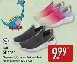 Aldi Nord L&D Slipper Angebot