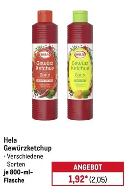 METRO Hela Gewürzketchup Angebot