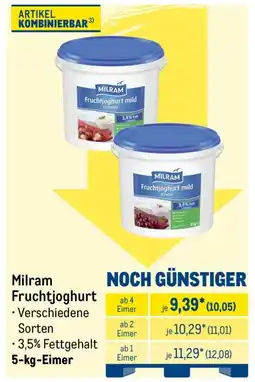 METRO Milram Fruchtjoghurt Angebot