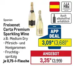 METRO Freixenet Carta Premium Sparkling Wine z.B.: Medium Dry Angebot