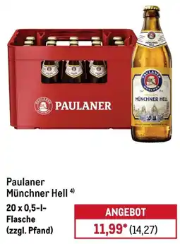 METRO Paulaner Münchner Hell Angebot