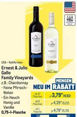 METRO Ernest & Julio Gallo Family Vineyards z.B.: Chardonnay Angebot