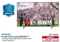 METRO SAMSUNG 50" UHD-LED-Fernseher GU5007079 Angebot