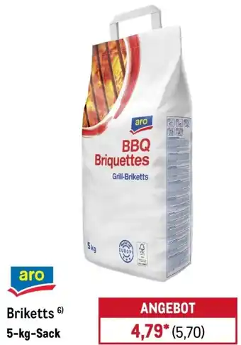 METRO aro Briketts Angebot