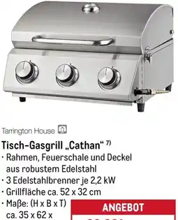 METRO Tarrington House Tisch-Gasgrill „Cathan" Angebot