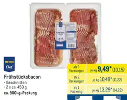 METRO METRO Chef Frühstücksbacon Angebot