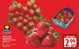 Aldi Nord Niederlande / Deutschland EDEKA Herzstücke Erdbeeren Angebot