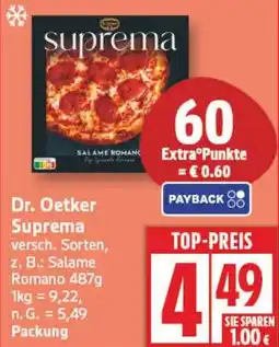 Aldi Nord Dr. Oetker Dr. Oetker Suprema versch. Sorten, z. B.: Salame Romano 487g Angebot