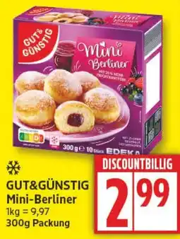 Aldi Nord GUT&GÜNSTIG Mini-Berliner Angebot