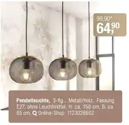 Opti Wohnwelt Pendelleuchte, 3-flg. Angebot