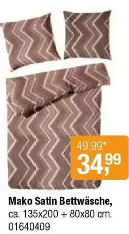 Opti Wohnwelt Mako Satin Bettwäsche Angebot