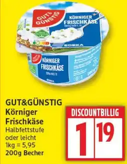 Aldi Nord GUT&GÜNSTIG Körniger Frischkäse Angebot