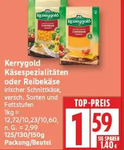 Aldi Nord Kerrygold Käsespezialitäten oder Reibekäse Angebot