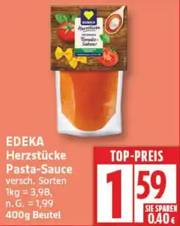 Aldi Nord EDEKA Herzstücke Pasta-Sauce Angebot