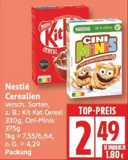 Aldi Nord Nestlé Cerealien Angebot