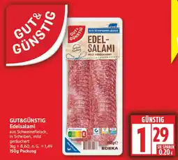 Aldi Nord GUT&GÜNSTIG Edelsalami Angebot