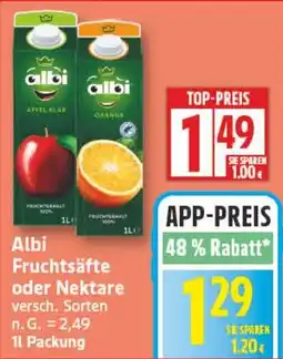 Aldi Nord Albi Fruchtsäfte oder Nektare Angebot