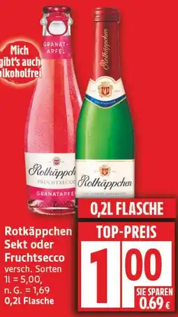 Aldi Nord Rotkäppchen Sekt oder Fruchtsecco Angebot