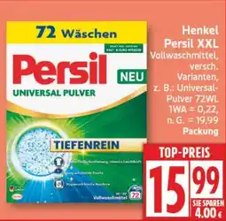 Aldi Nord Henkel Persil XXL Vollwaschmittel Angebot