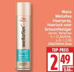 Aldi Nord Wella Wellaflex Haarspray, Haarlack oder Schaumfestiger Angebot