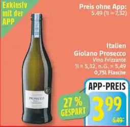 Aldi Nord Italien Giolano Prosecco Vino Frizzante Angebot