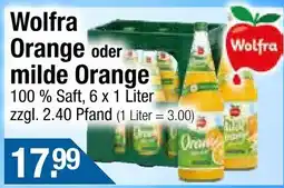 Getränke City Wolfra Orange oder milde Orange Angebot