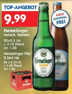 Hol'ab Getränkemarkt Hemelinger oder Hemelinger Pils/ 0,fast nix Angebot
