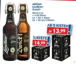 Hol'ab Getränkemarkt Aktien Landbier/ Zwick'l Angebot